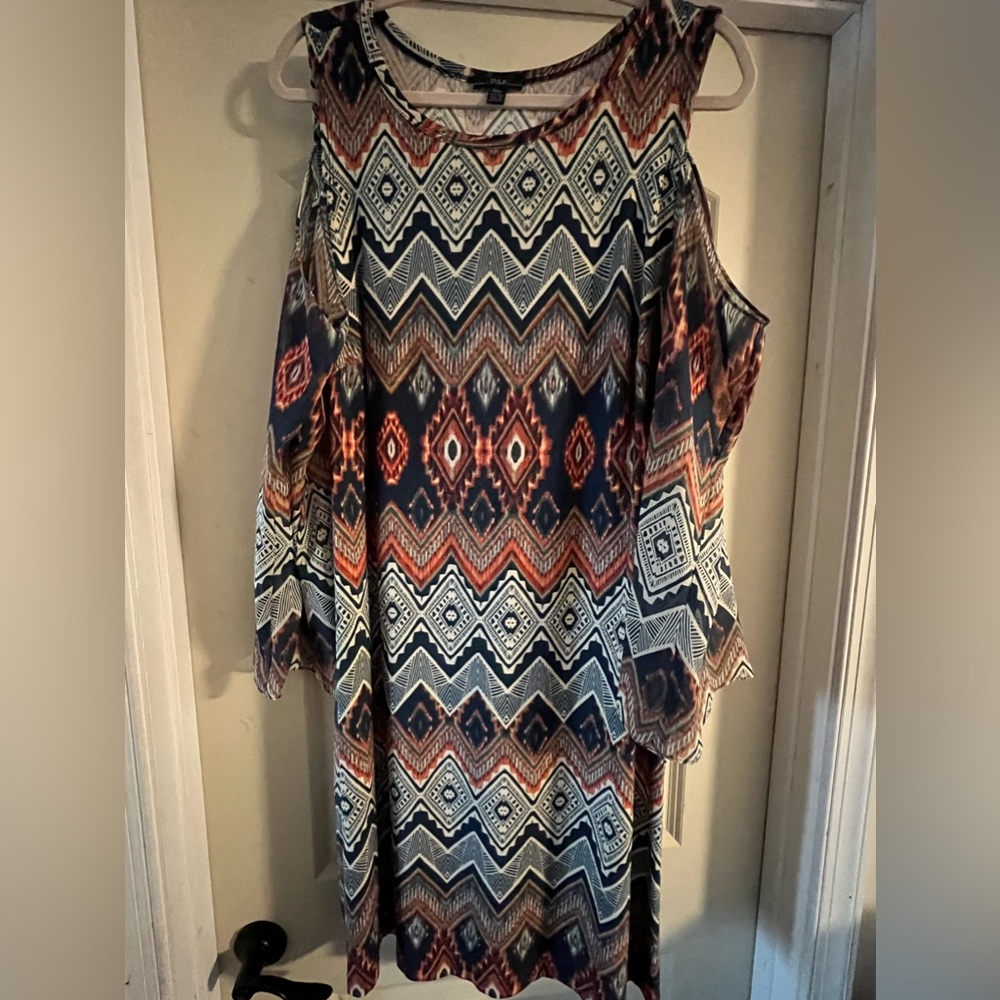 Cold shoulder dress